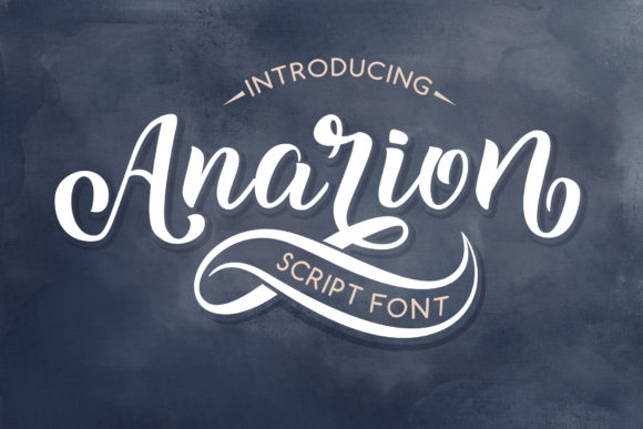 Anarion Script: A Premium Font for Small Brands