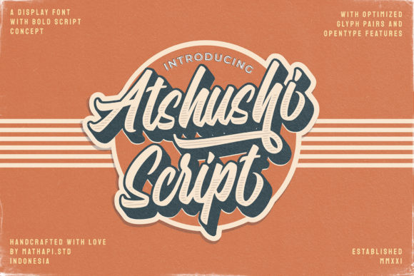 Atshushi Script: A Bold Typeface for Editorial Design