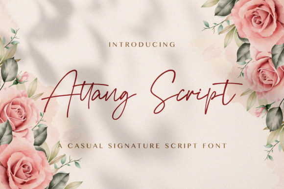 Attang Script Font for Elegant Branding