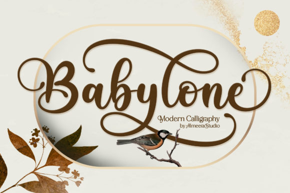 Babylone Script: A Romantic Typeface for Editorial Design