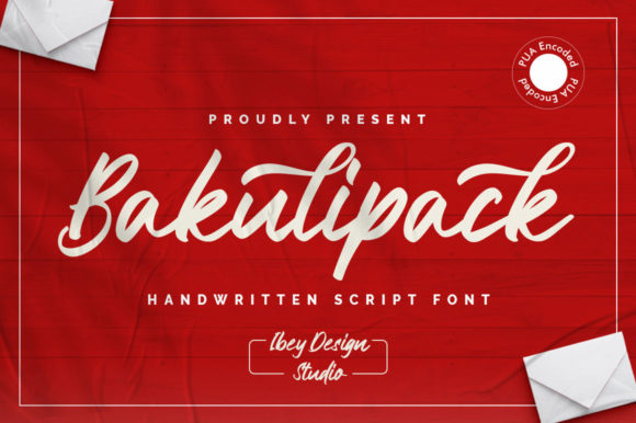 Bakulipack Script: A Playful Typeface for Bold Campaigns
