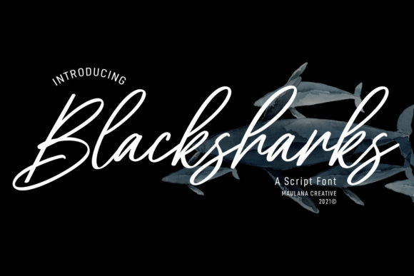 Blacksharks Script: A Playful Typeface for Modern Web Design