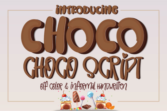 Choco Script Typeface: A Joyful Handwritten Font