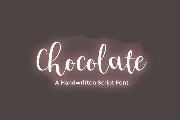 Chocolate Script: A Modern Typeface for Makers