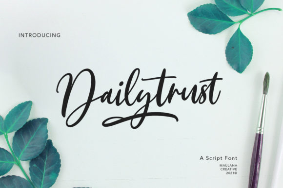 Dailytrust Script: A Premium Handwritten Font for Campaigns
