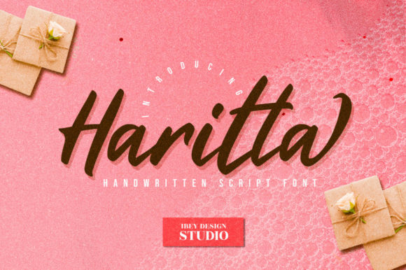 Haritta Script: A Playful Typeface for Makers