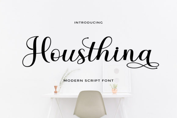 Housthina Script: A Premium Typeface for Editorial Design
