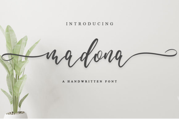 Madona Script: A Magical Typeface for Crafters