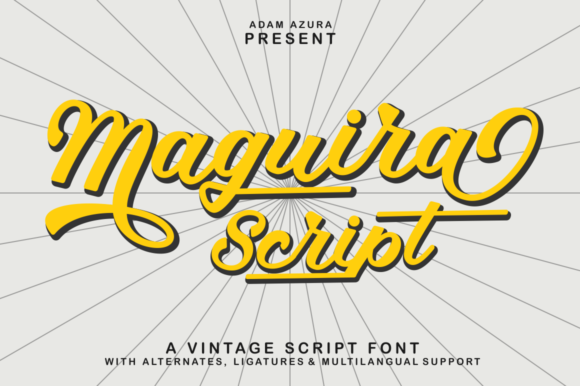 Maguira Script: A Bold Typeface for Web Design