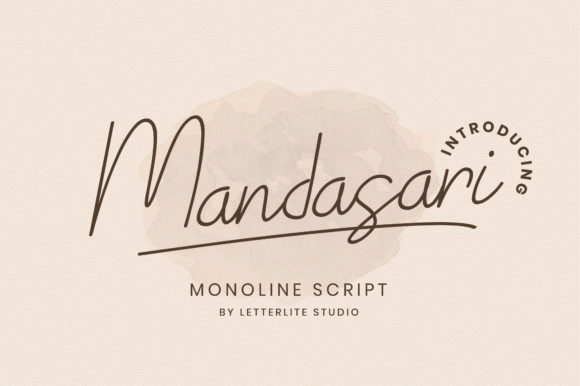 Mandasari Script: A Premium Font for Modern Web Design