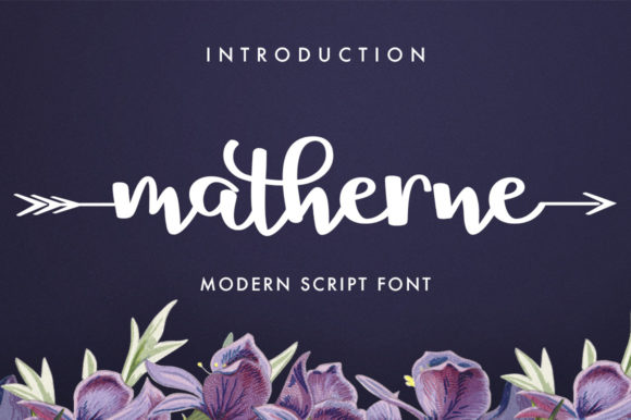 Matherne Script: A Playful Font for Crafters