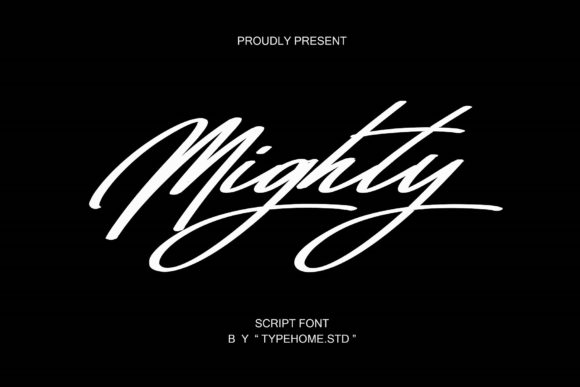 Mighty Script: A Versatile Typeface for Digital Design