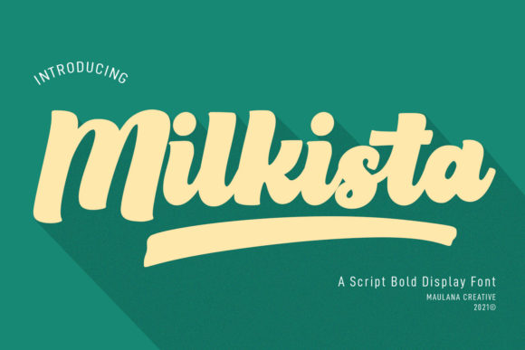 Milkista Script: A Chic Handwritten Font for Makers