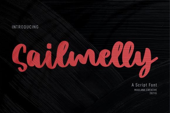 Sailmelly Script: A Romantic Typeface for Web Design