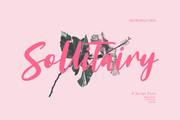Sollitairy Script: The Typeface for Scroll-Stopping Brand Visuals