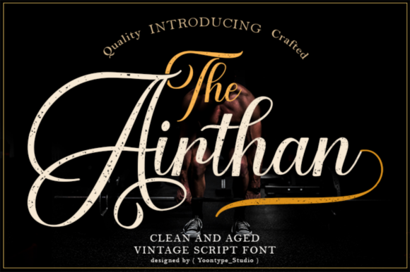 The Airthan Script: A Bold Handwritten Font for Makers