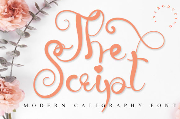 The Script: A Handwritten Font for Editorial Design